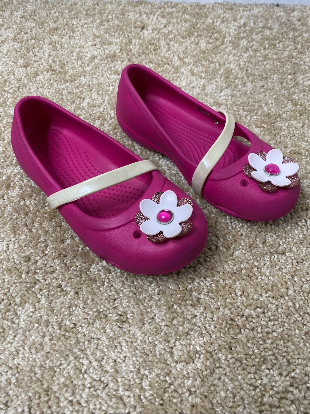 Crocs Lina Charm Flats Pink